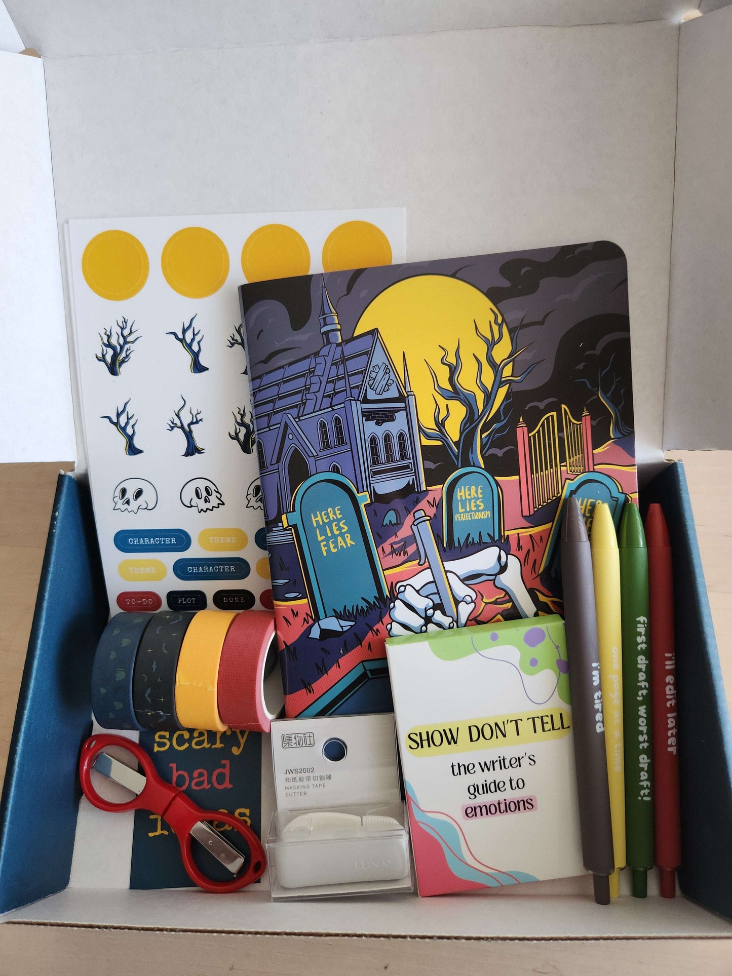 Writer's Productivity & Inspiration Box - Supply Drop for Writers