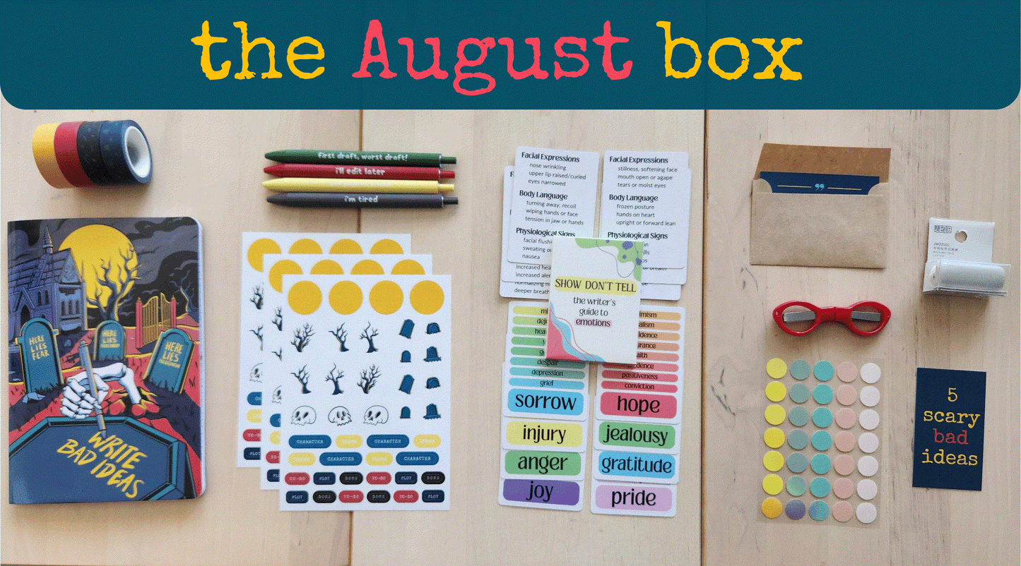 Writer's Productivity & Inspiration Box - Supply Drop for Writers