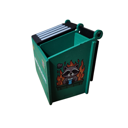 The Brain Dump - Dumpster Pen Holder + Brain Sticky Notes