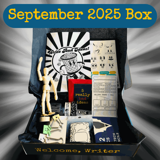 Writer's Productivity & Inspiration Box - Supply Drop for Writers (September 2025)