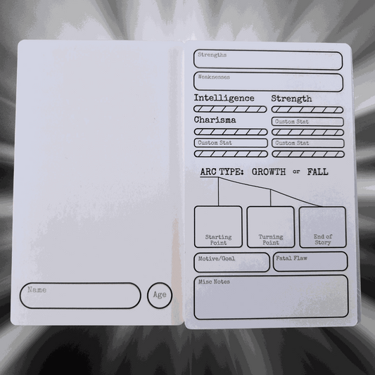 Character Trading Cards — Character Info Cards