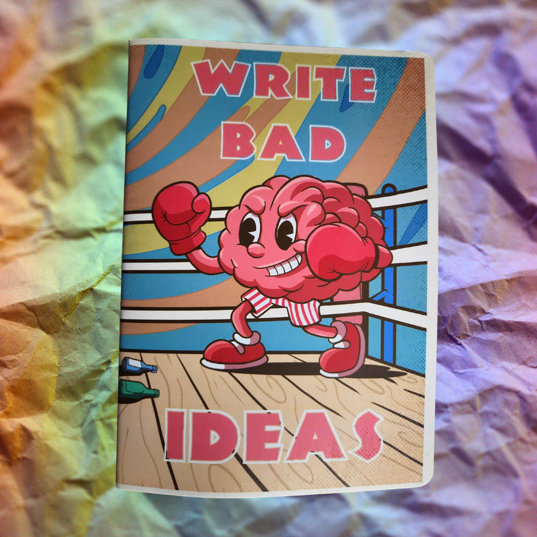 A5 "Brain vs the World" Dot Grid Notebook