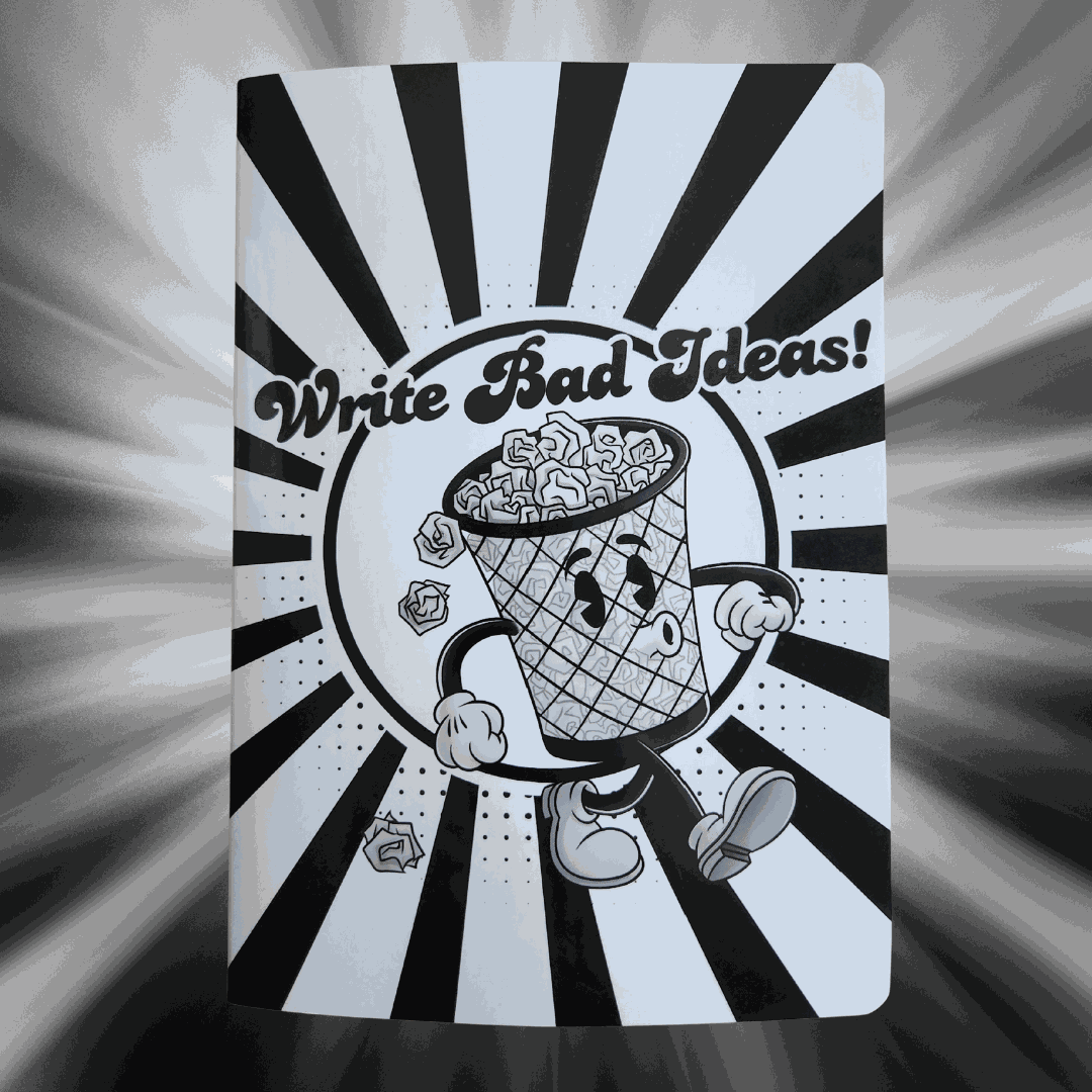 A5 "Retro Cartoon" Dot Grid Notebook