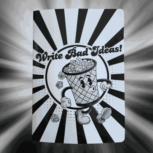 A5 "Retro Cartoon" Dot Grid Notebook