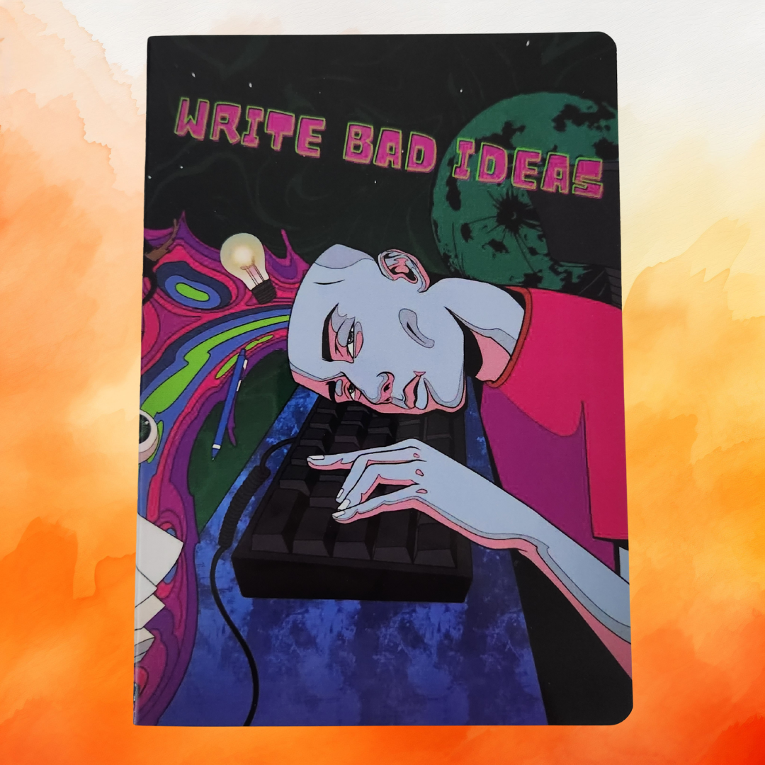 A5 "Brain Spiral" Dot Grid Notebook