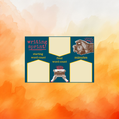 Writing Sprint Stickers (24 Stickers)